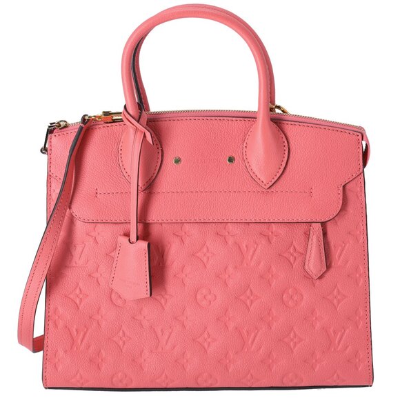 Louis Vuitton Pont Neuf MM Monogram Empreinte Handbag M42711 Blossom - Picture 1 of 8